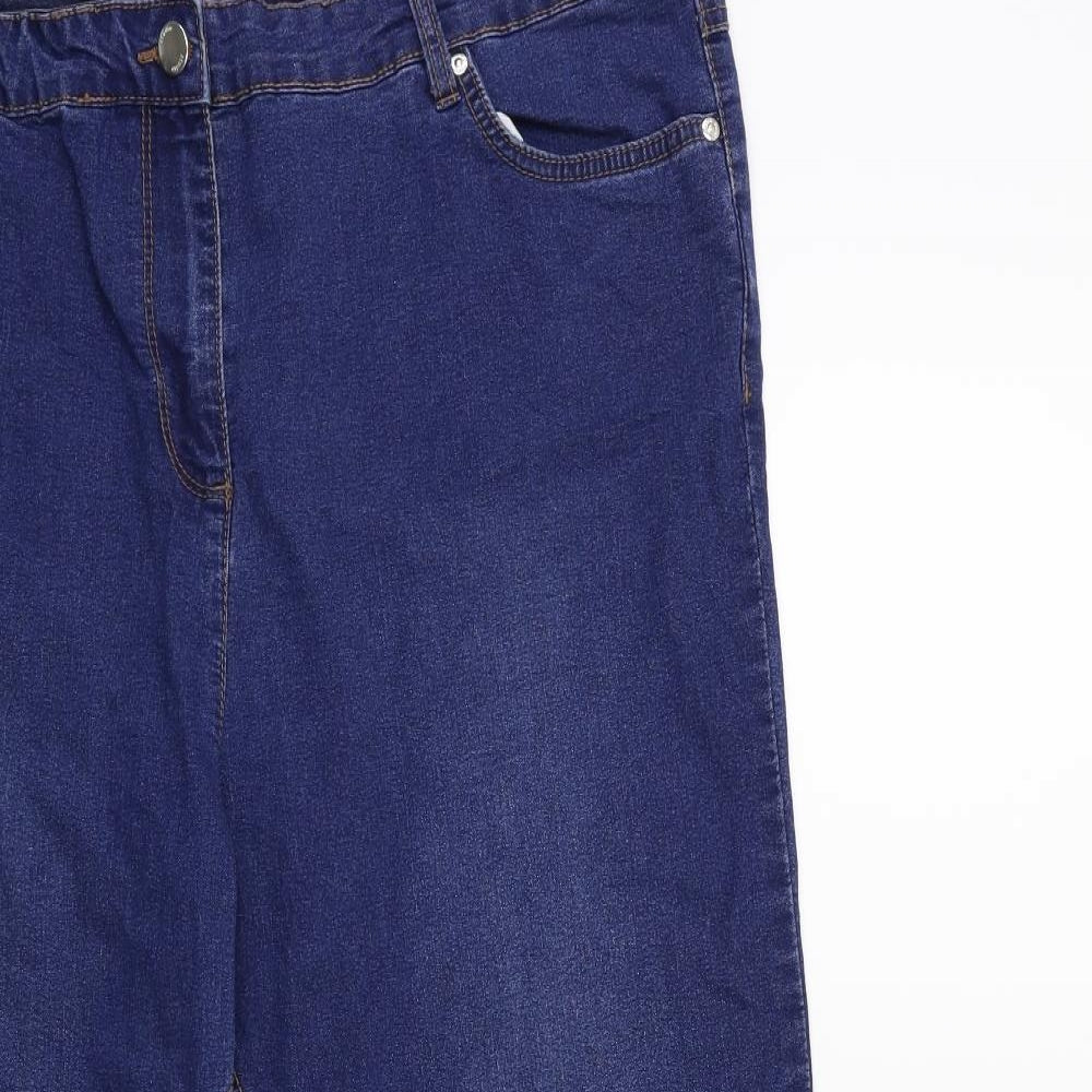 Studio Denim Womens Blue  Denim Skinny Jeans Size 18 L25 in