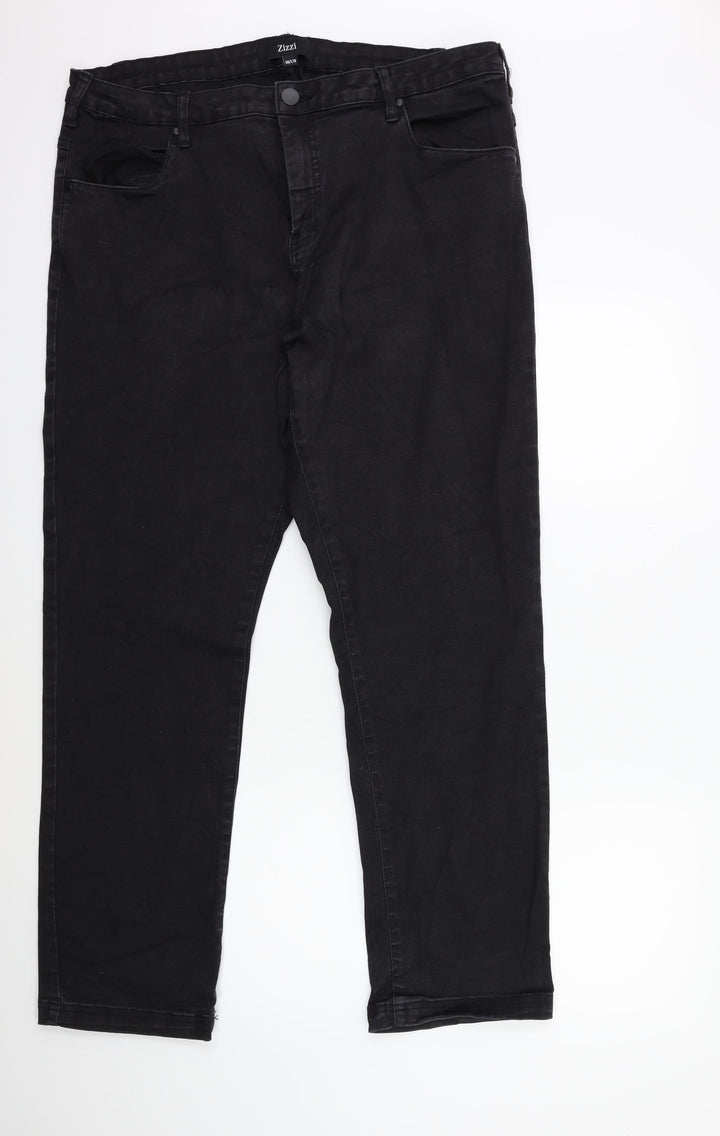 Zizzi Womens Black Denim Skinny Jeans Size 38 in L30 in