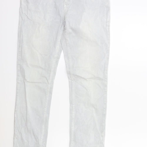 coccara Womens Grey  Denim Skinny Jeans Size 27 in L31 in