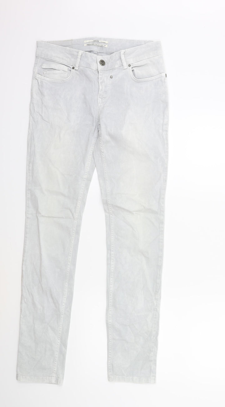 coccara Womens Grey  Denim Skinny Jeans Size 27 in L31 in