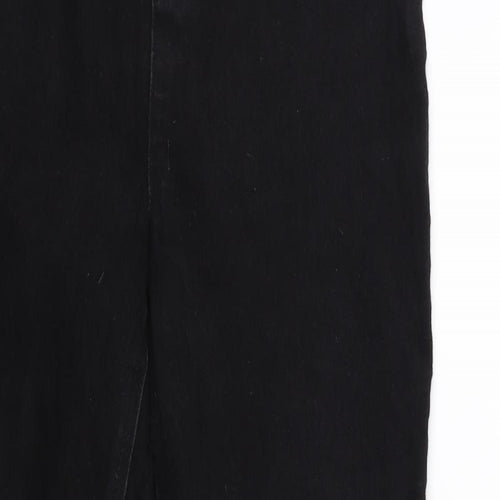 Soon Womens Black  Denim Jegging Jeans Size 12 L28 in
