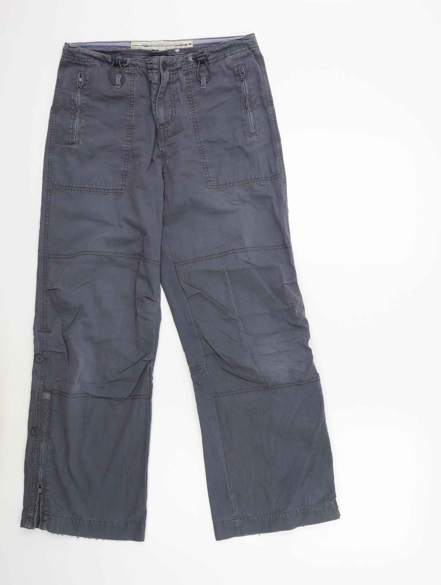 Fat Face Womens Grey   Cargo Trousers Size 12 L30 in
