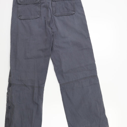 Fat Face Womens Grey   Cargo Trousers Size 12 L30 in