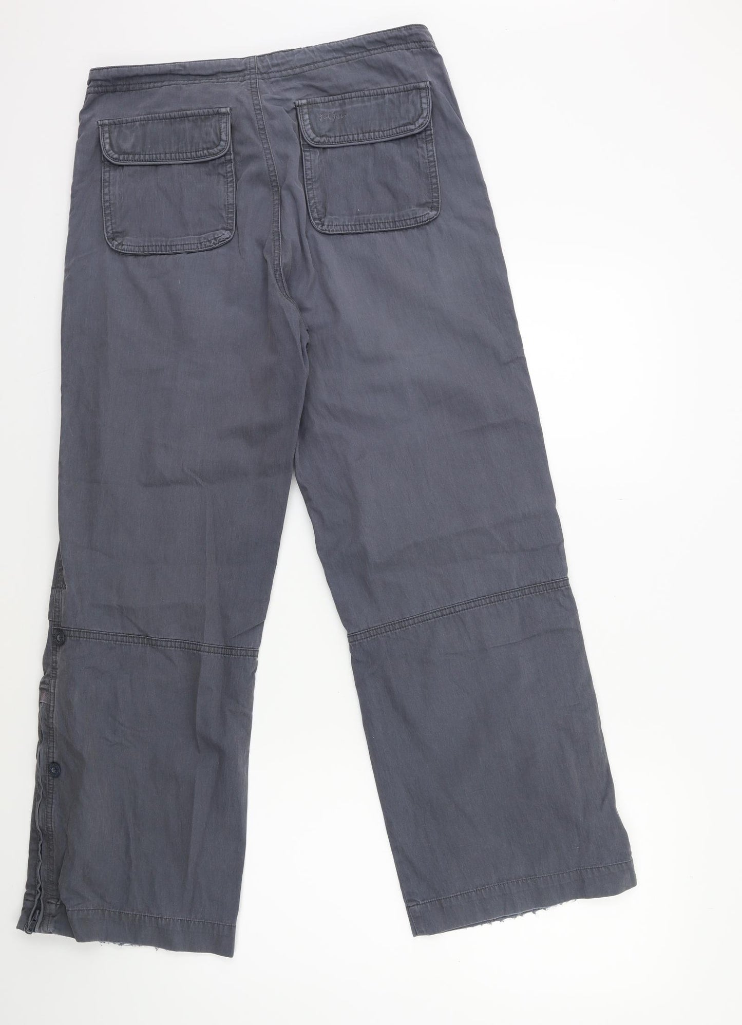 Fat Face Womens Grey   Cargo Trousers Size 12 L30 in