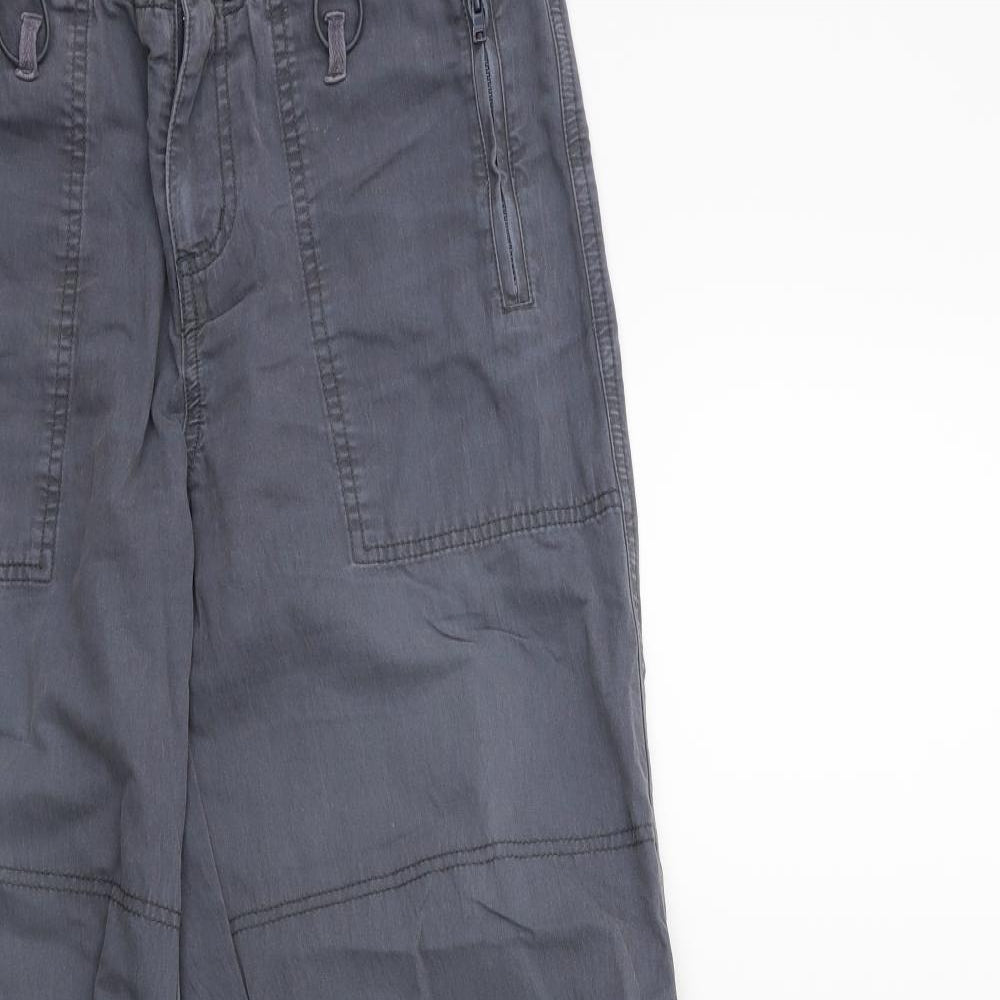 Fat Face Womens Grey   Cargo Trousers Size 12 L30 in