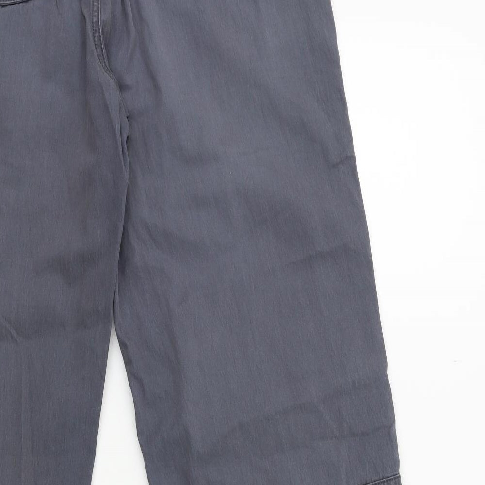 Fat Face Womens Grey   Cargo Trousers Size 12 L30 in