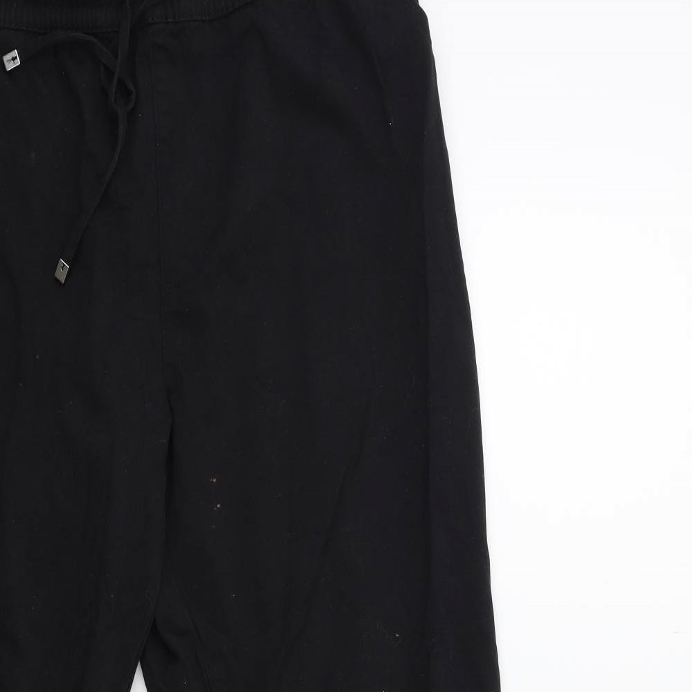 F&F Womens Black   Trousers  Size 14 L27 in
