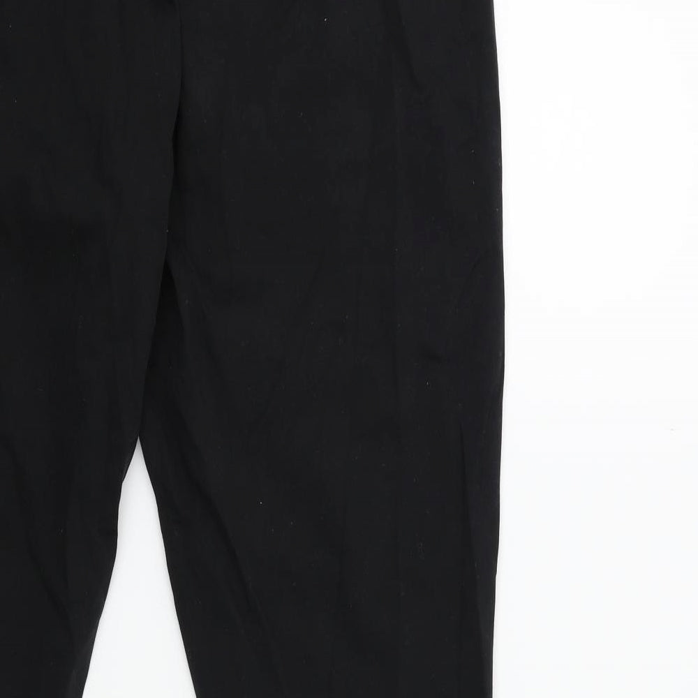 F&F Womens Black   Trousers  Size 14 L27 in