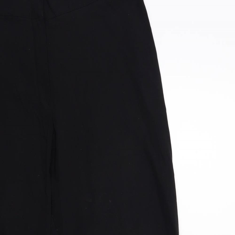New Look Womens Black   Cropped Trousers Size 16 L26 in