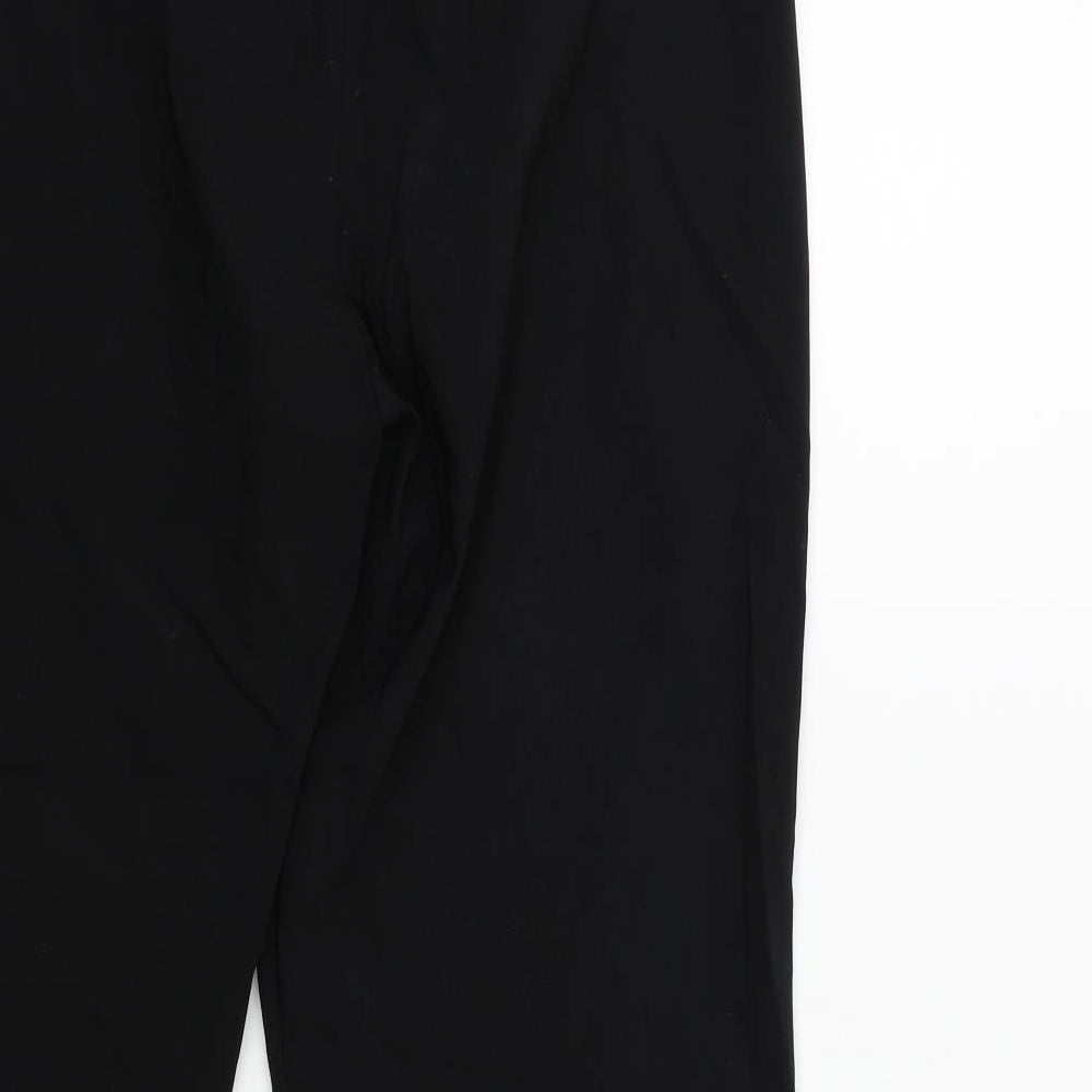 New Look Womens Black   Cropped Trousers Size 16 L26 in