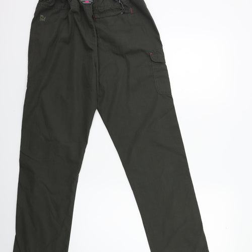 Trespass Womens Green   Cargo Trousers Size 12 L29 in
