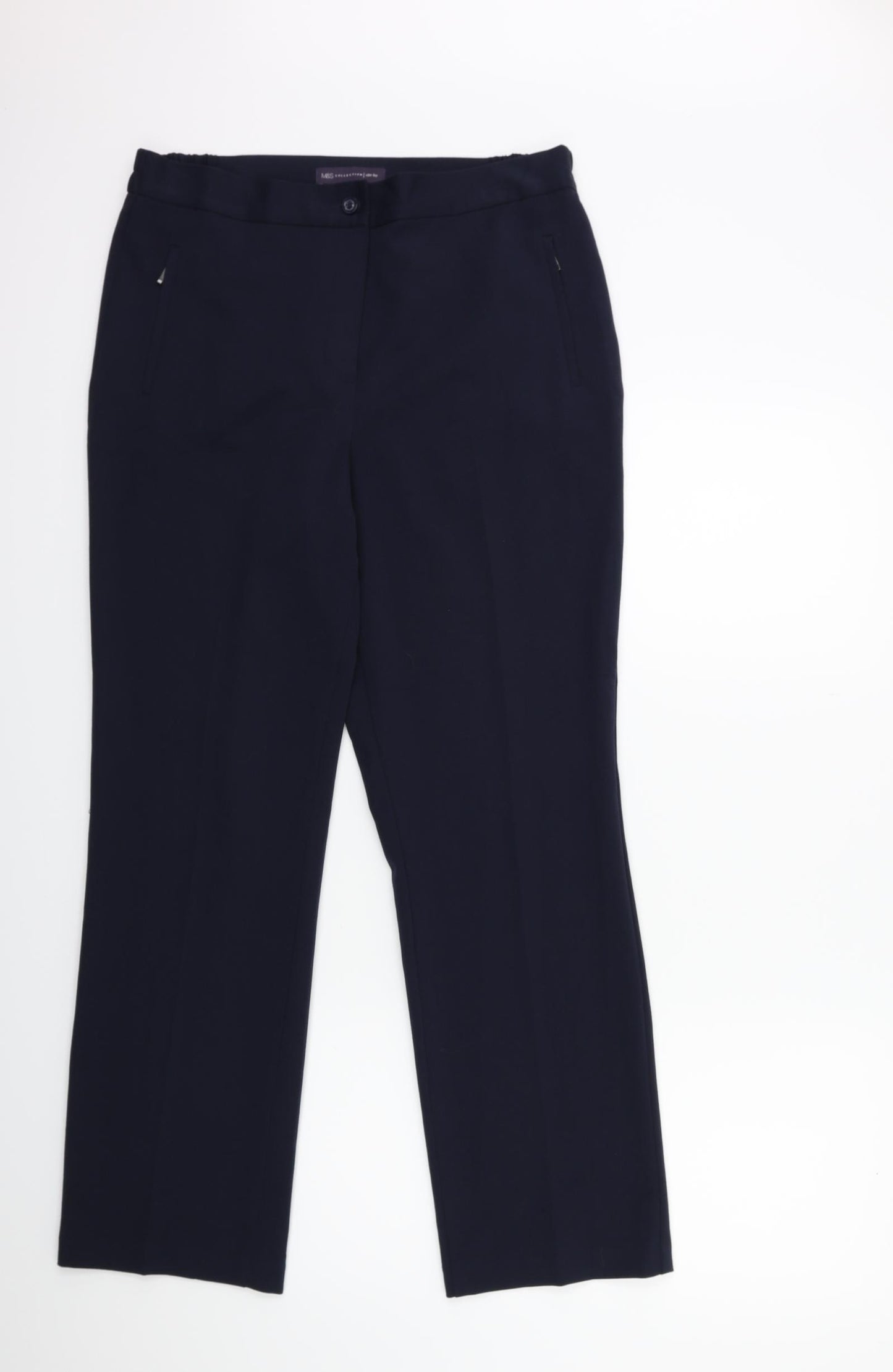 Marks and Spencer Womens Blue   Trousers  Size 12 L30 in