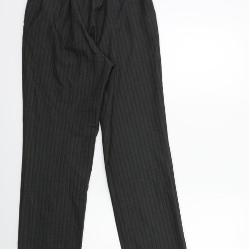 Stark Mens Grey Striped  Trousers  Size 30 in L29 in