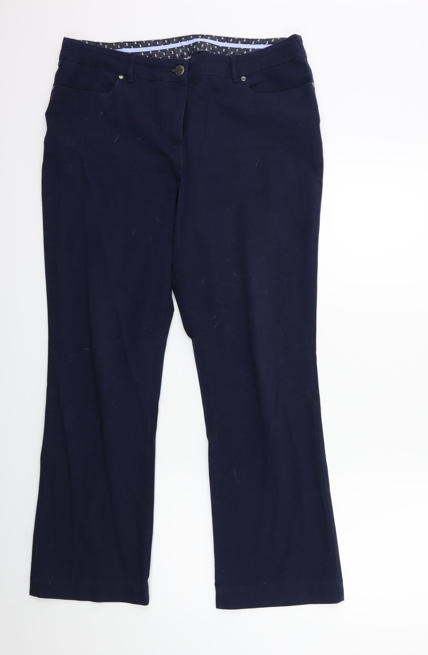 Maine Womens Blue   Trousers  Size 14 L29 in
