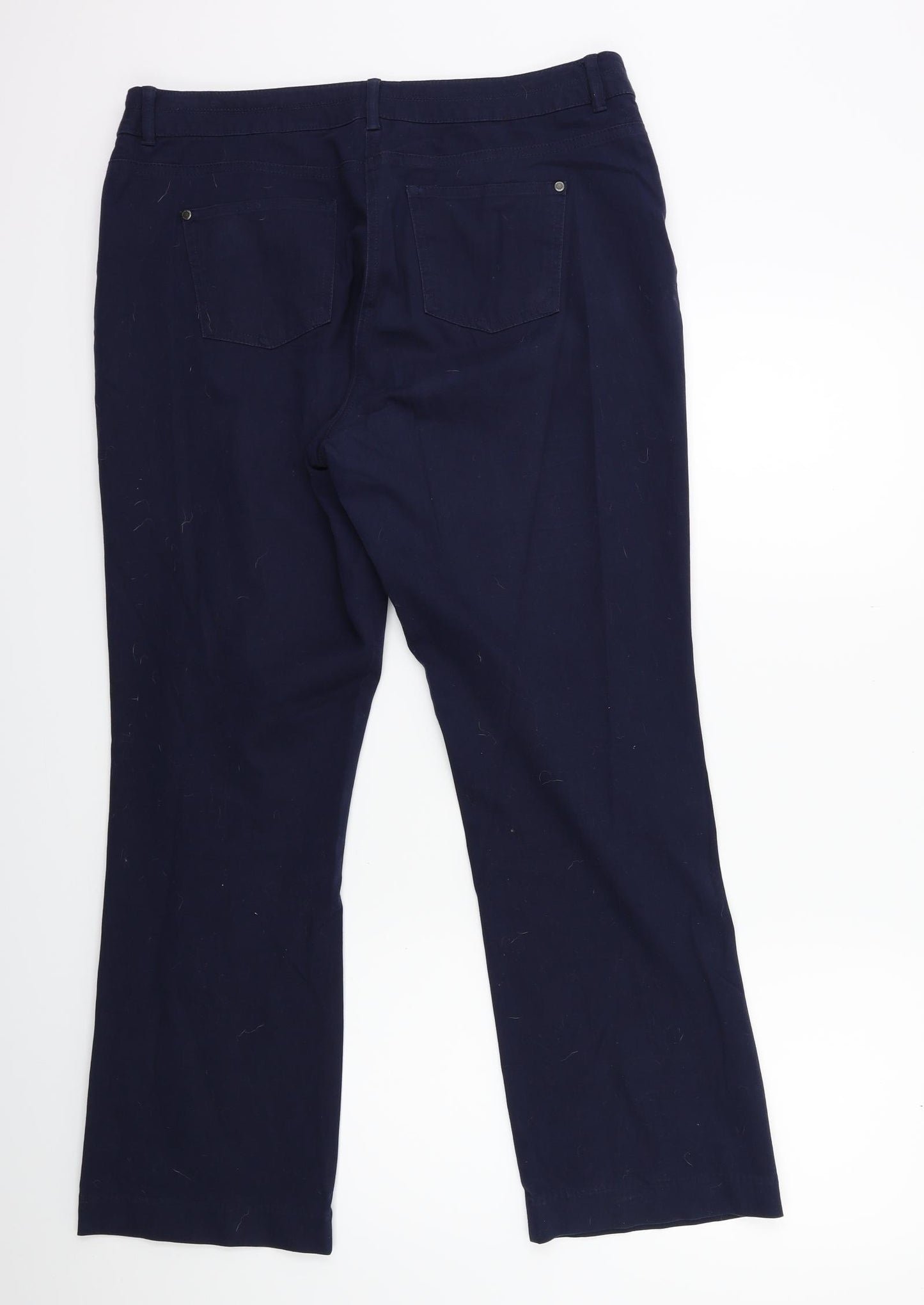 Maine Womens Blue   Trousers  Size 14 L29 in