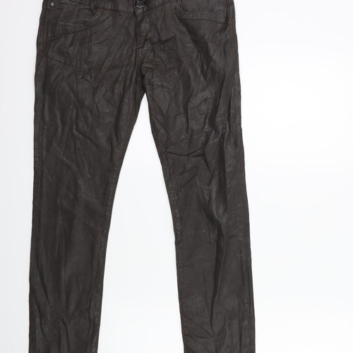 Preworn Womens Brown   Trousers  Size 10 L28 in