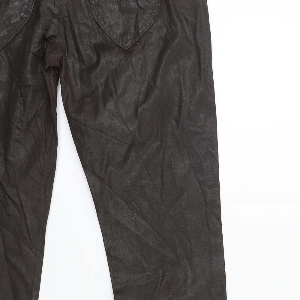 Preworn Womens Brown   Trousers  Size 10 L28 in