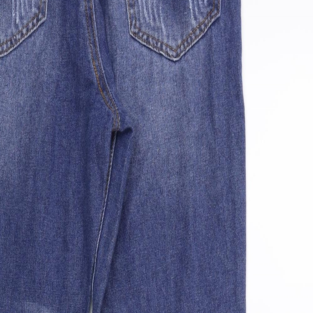 Boohoo Womens Blue  Denim Skinny Jeans Size 10 L28 in