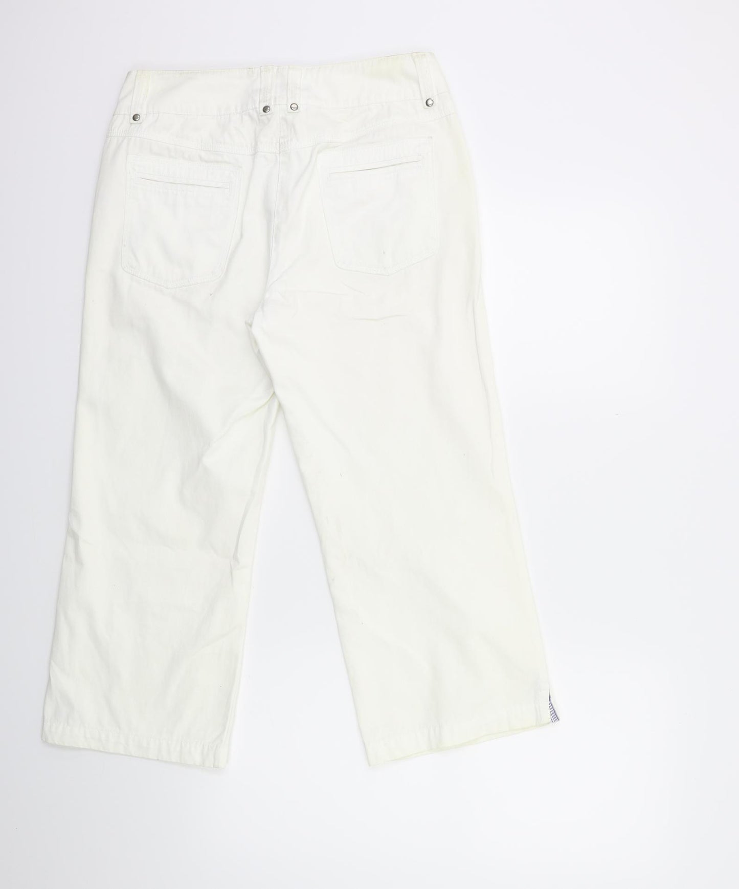 priciples Womens White  Denim Cropped Jeans Size 10 L23 in