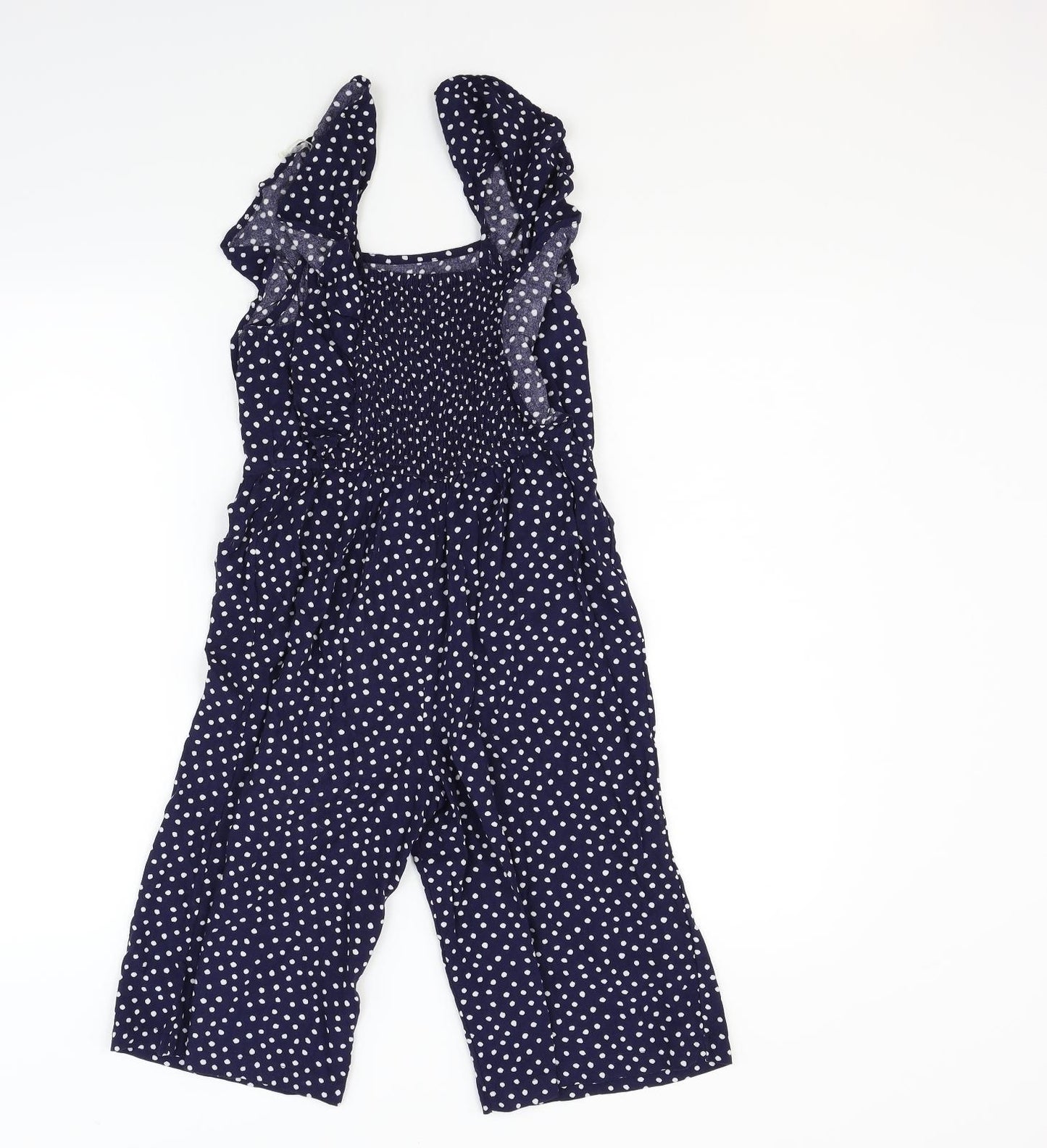 George Girls Blue Polka Dot  Jumpsuit One-Piece Size 7-8 Years