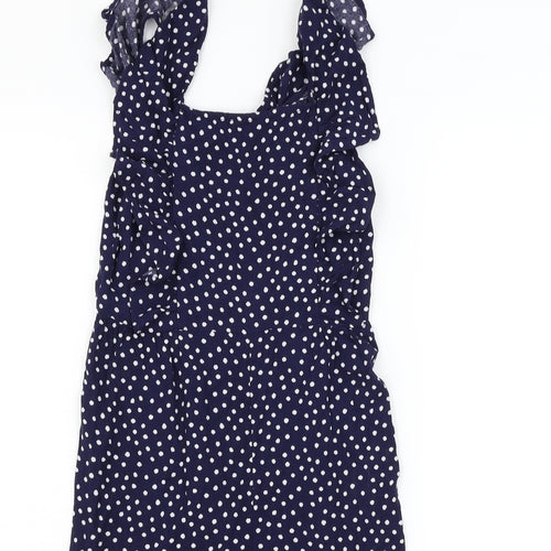 George Girls Blue Polka Dot  Jumpsuit One-Piece Size 7-8 Years