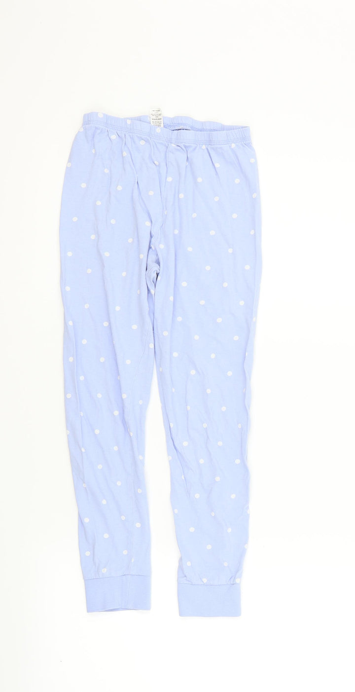 George Girls Blue Polka Dot Snow Pants Trousers Size 9-10 Years