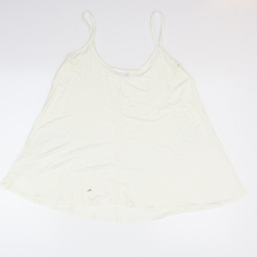 Fashion Star Womens White   Basic Tank Size L