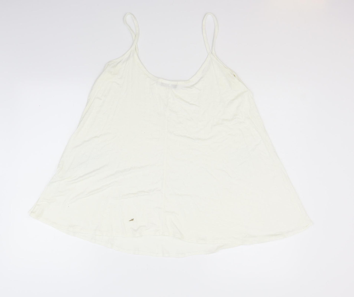 Fashion Star Womens White   Basic Tank Size L