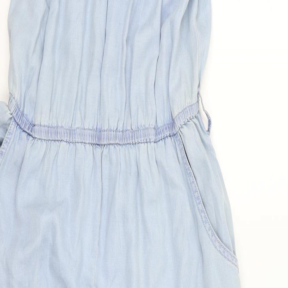 Peacocks Womens Blue   Jumpsuit One-Piece Size 12 L30 in