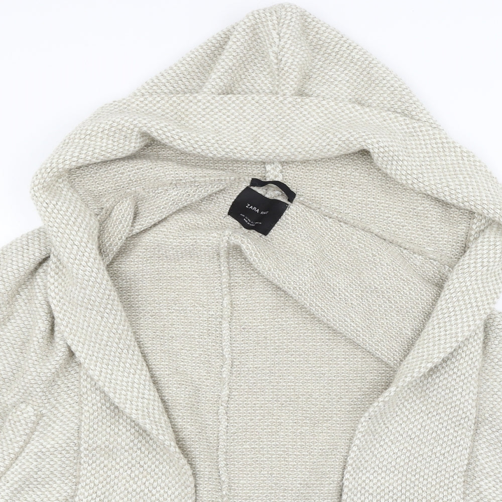 Zara Knit Womens Beige   Cardigan Jumper Size S