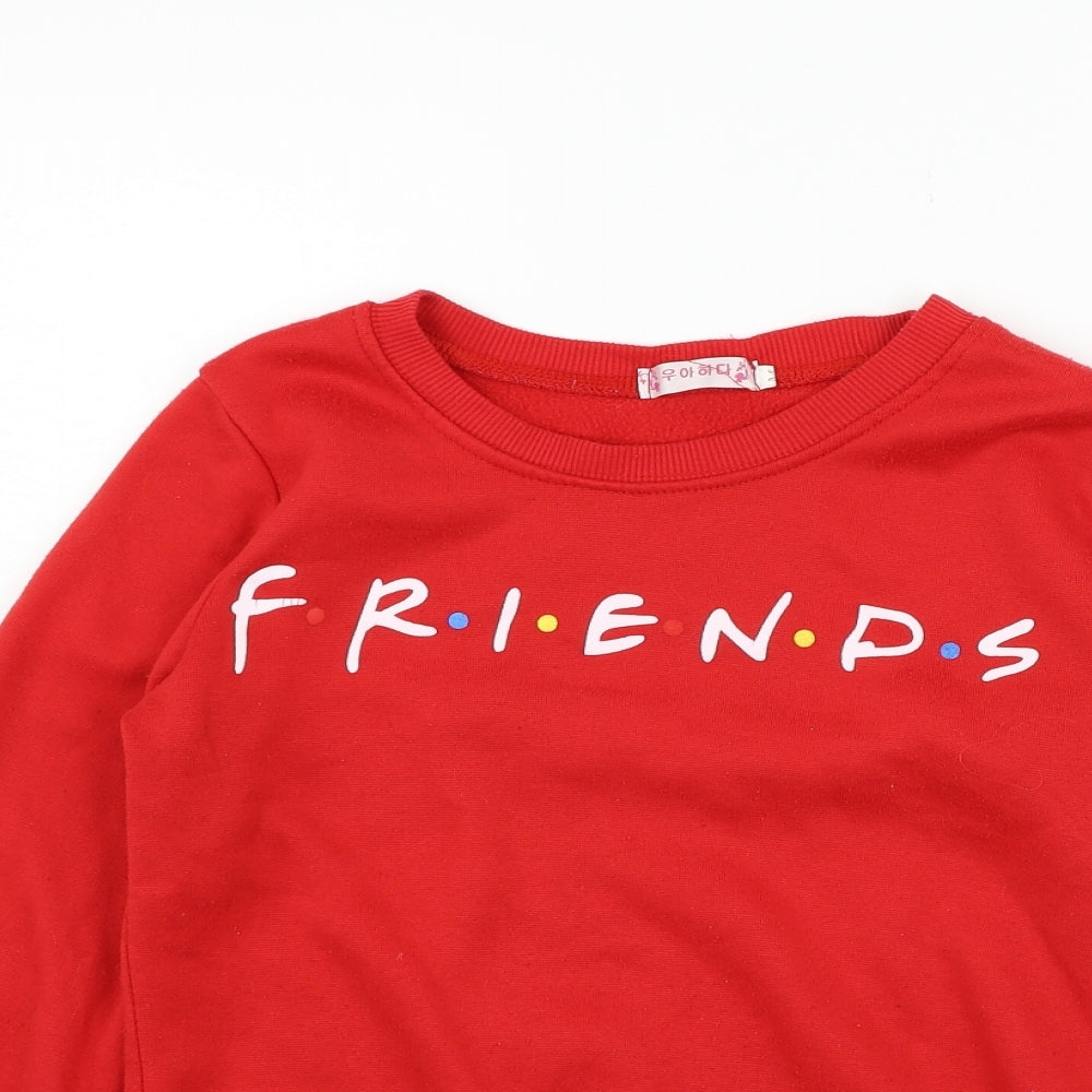 Preworn Womens Red   Pullover Jumper Size M