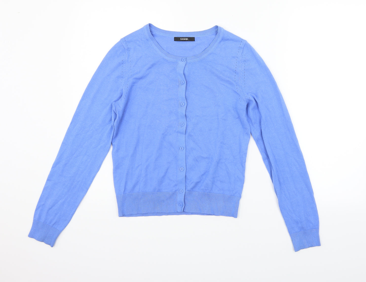 George Womens Blue   Cardigan Jumper Size 8