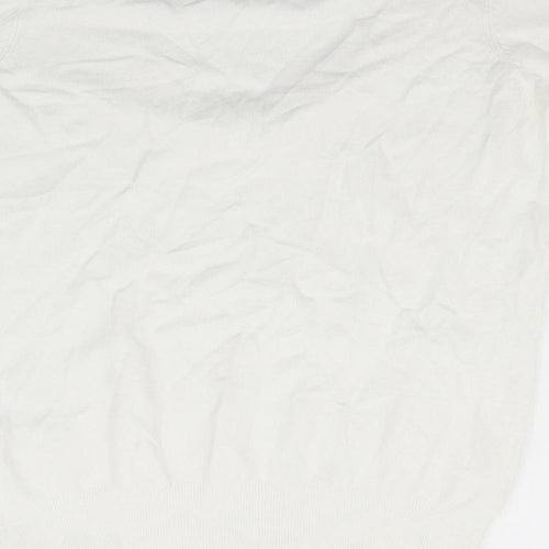 Marks and Spencer Womens White   Pullover Jumper Size 10