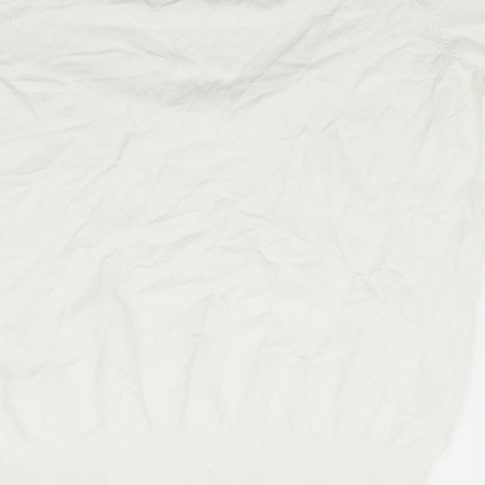 Marks and Spencer Womens White   Pullover Jumper Size 10