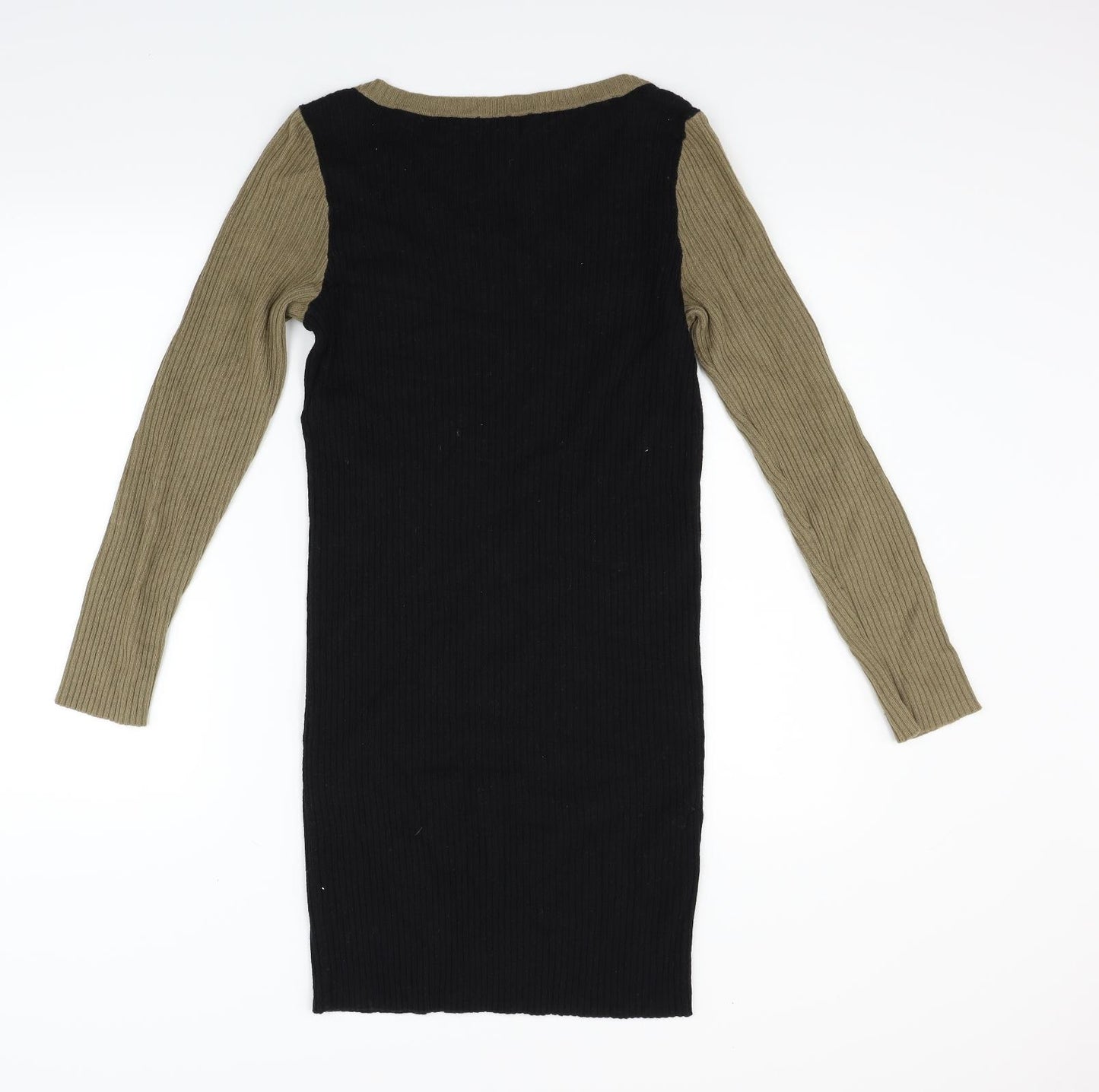 Autograph Womens Black Houndstooth  Fit & Flare  Size 10