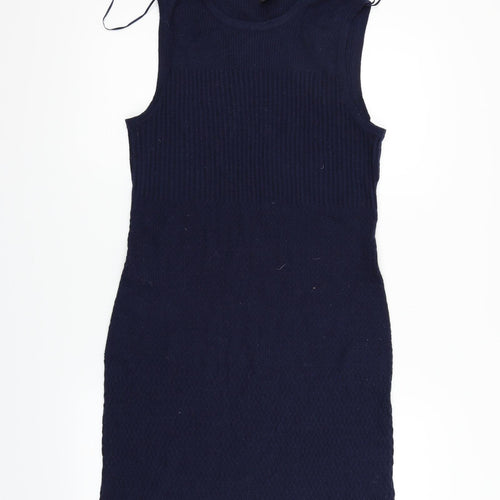 Tahari Womens Blue   Fit & Flare  Size L