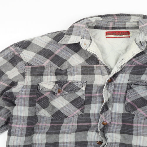 pacino classic Womens Grey Check  Cardigan Jumper Size M
