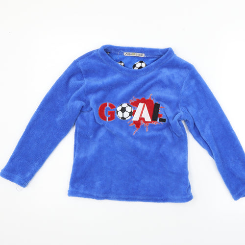 Chill Out Boys Blue   Pullover Hoodie Size 8-9 Years