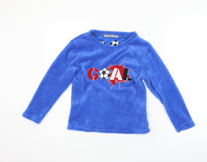 Chill Out Boys Blue Pullover Hoodie Size 8-9 Years