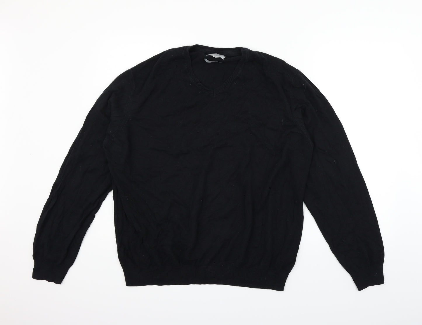 Marks and Spencer Womens Black   Pullover Jumper Size XL