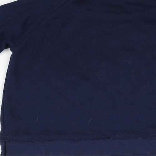 Preworn Girls Black   Pullover Jumper Size 10 Years