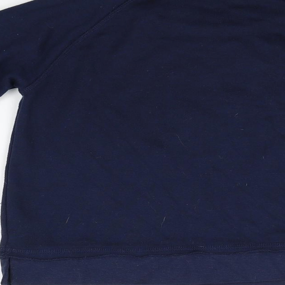 Preworn Girls Black   Pullover Jumper Size 10 Years