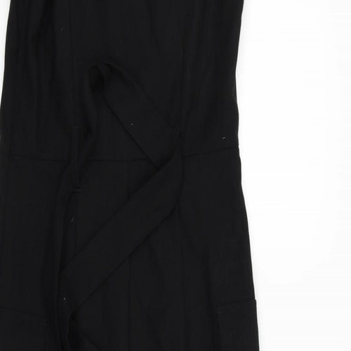 NEXT Womens Black   Fit & Flare  Size 6  - BELTED