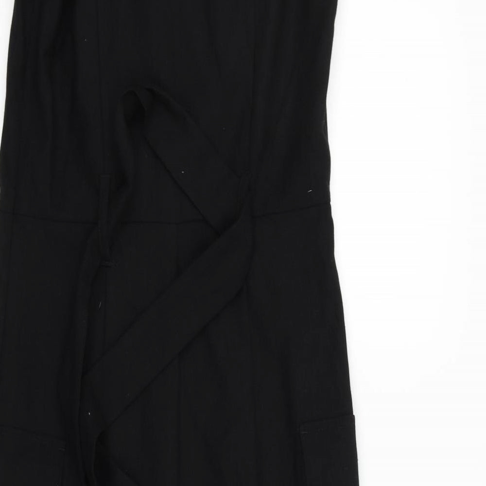 NEXT Womens Black   Fit & Flare  Size 6  - BELTED