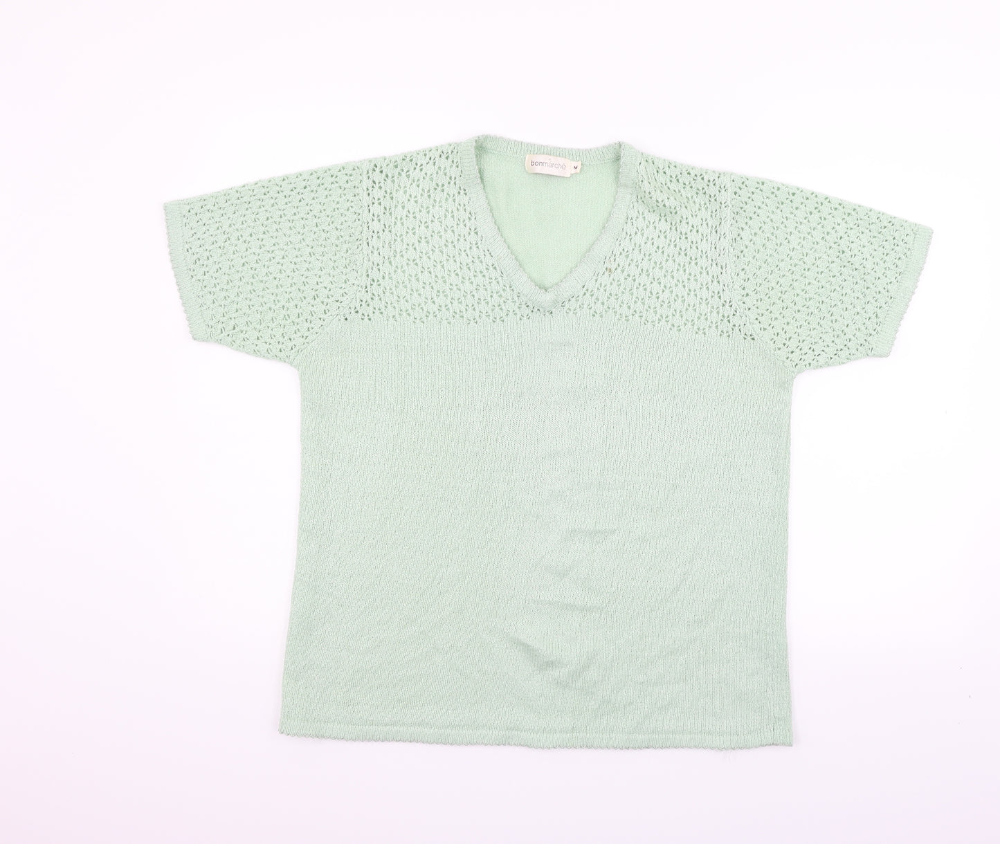 Bonmarché Womens Green   Pullover Jumper Size M