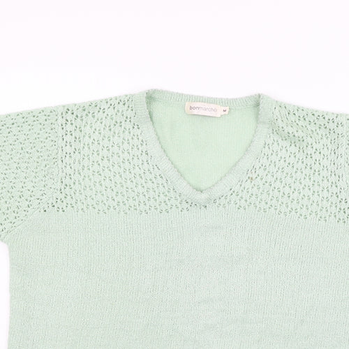 Bonmarché Womens Green   Pullover Jumper Size M