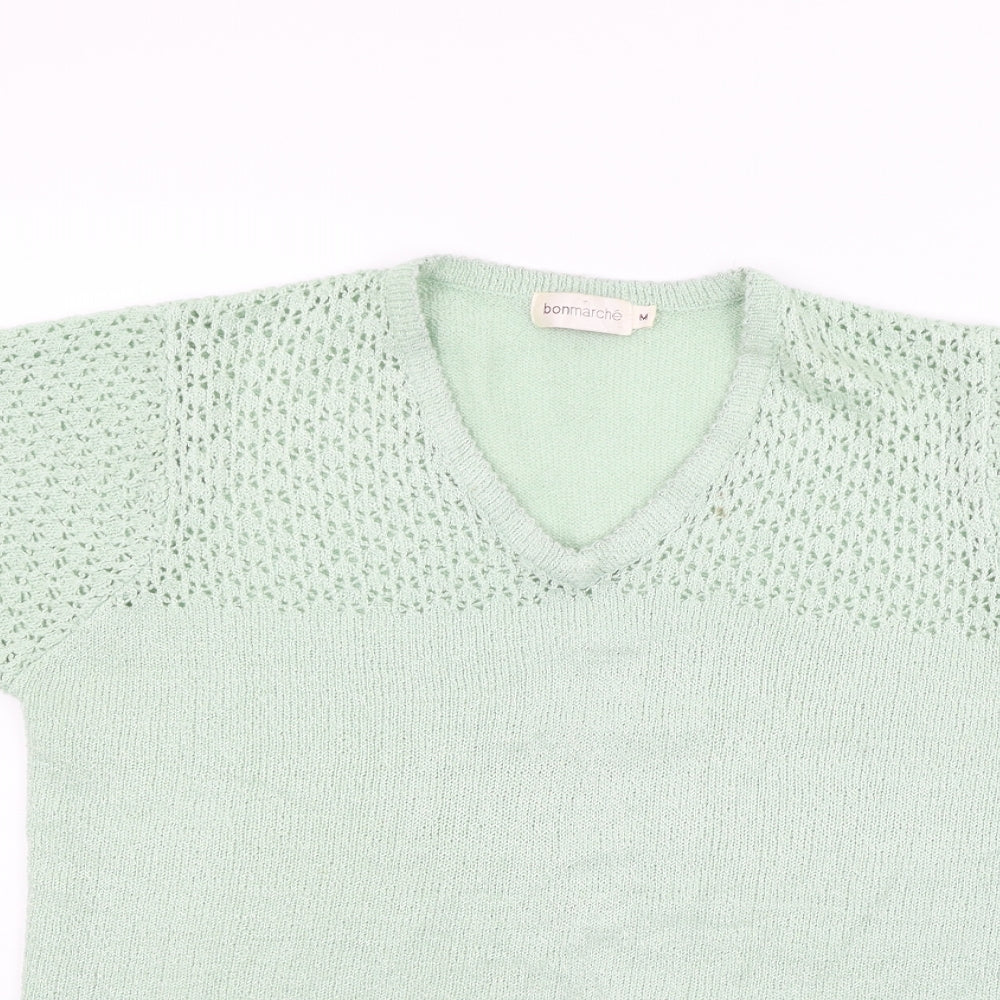 Bonmarché Womens Green   Pullover Jumper Size M