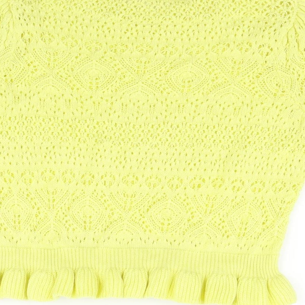 Bonmarché Womens Yellow   Pullover Hoodie Size 12