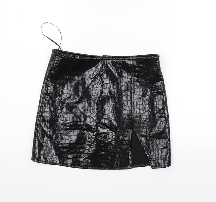 Motel Womens Black Flare Skirt Size S