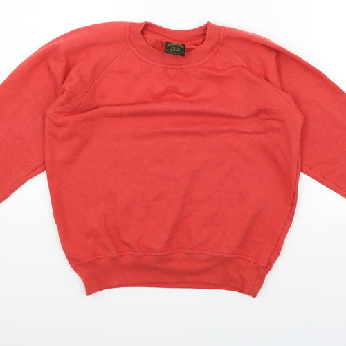 school wear Girls Red   Pullover Jumper Size 13-14 Years